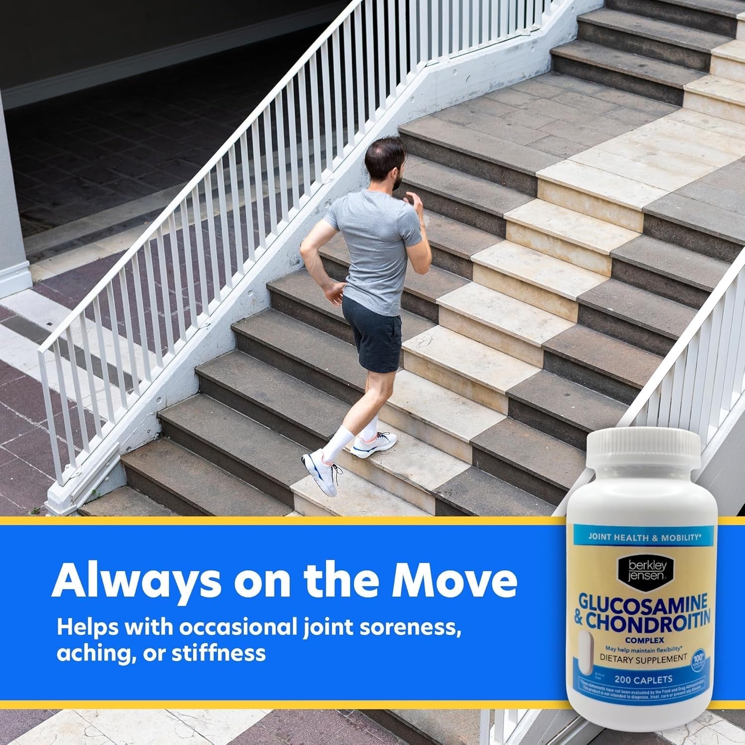 Berkley Jensen Glucosamine Chondroitin MSM Boswellia Complex 200 Caplets