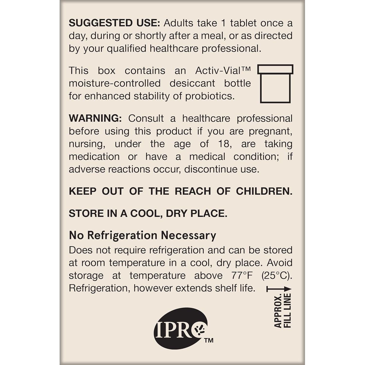 Jarrow Formulas Jarro-Dophilus Digest Sure Tablets, (5 Billion CFU) for Immune Support, 30 Day Supply