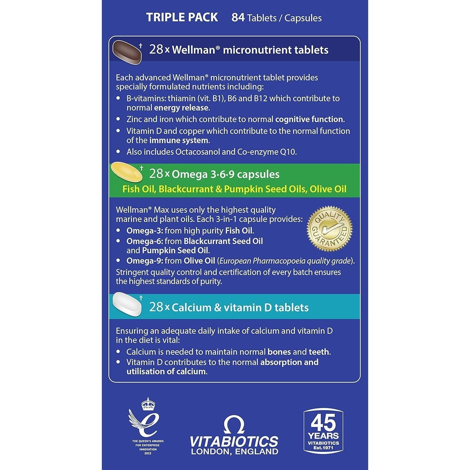 Wellman Max Capsules - Pack of 84