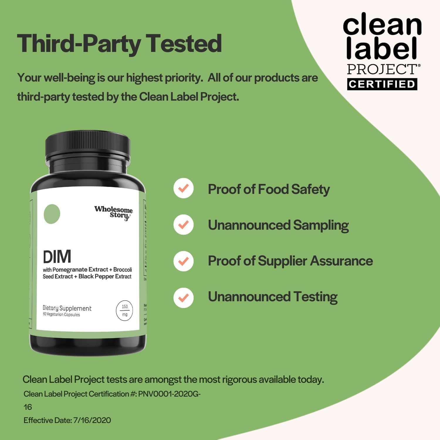 DIM Supplement plus Pomegranate, Broccoli and Black Pepper - Hormone and Estrogen Balance Supplement 60 Capsules