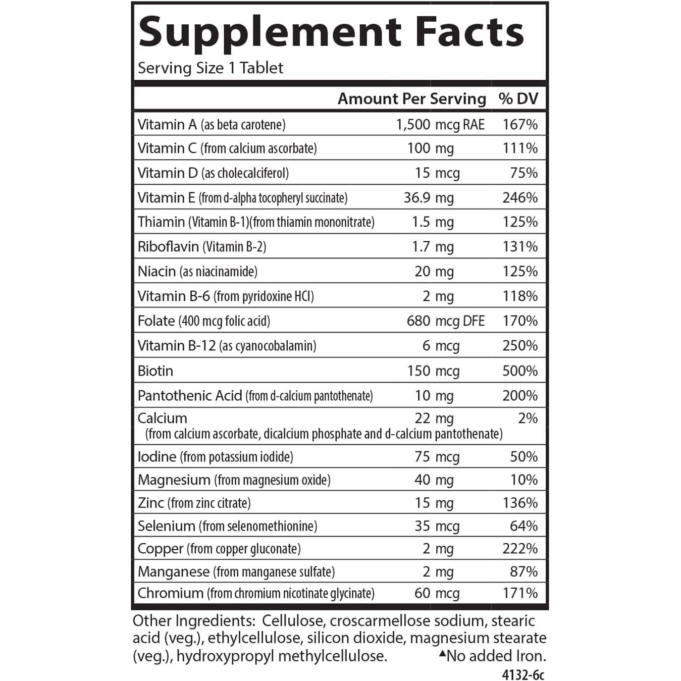 Carlson - Mini-Multi, Small Multivitamin Tablets, Immune Support & Heart Health 180 Mini Tablets