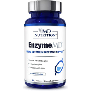 1MD Nutrition Enzymemd - Digestive Enzymes Supplement - Gas & Bloating Support | 60 Capsules