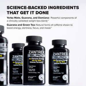 Zantrex Black - Weight Loss Supplement Pills - 84 Count
