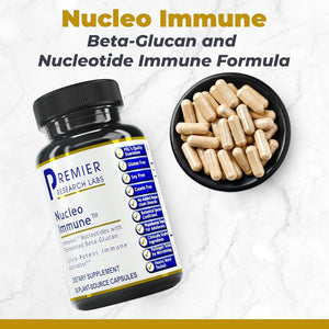 Premier Research Labs Nucleo Immune - Beta Glucan Supplements - 90 Capsules