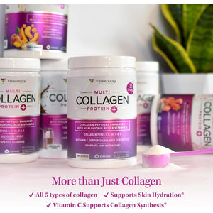 Multi Collagen Peptides Powder for Beautiful Hair Skin and Nails 30 Servings