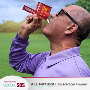 Glucose SOS Glucose Powder Packets with Natural Dextrose 12 Servings