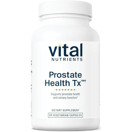 Vital Nutrients - Prostate Health Tx - Evidence-Based Prostate Support - 90 Vegetarian Capsules per Bottle