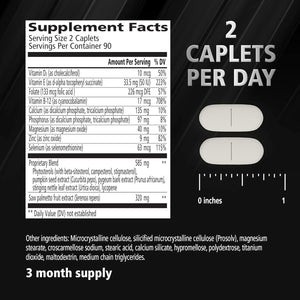 Urinozinc plus Prostate Supplement – Reduce Frequent Urination Concerns & Support Your Prostate Health, 180 Caplets