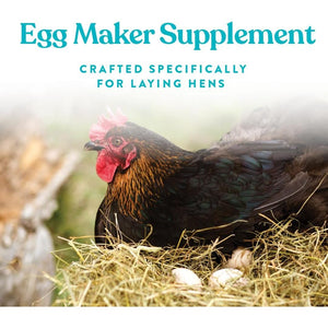 Manna Pro Chicken Feed Supplement | Omega Egg Maker Chicken Supplies 5 Pounds