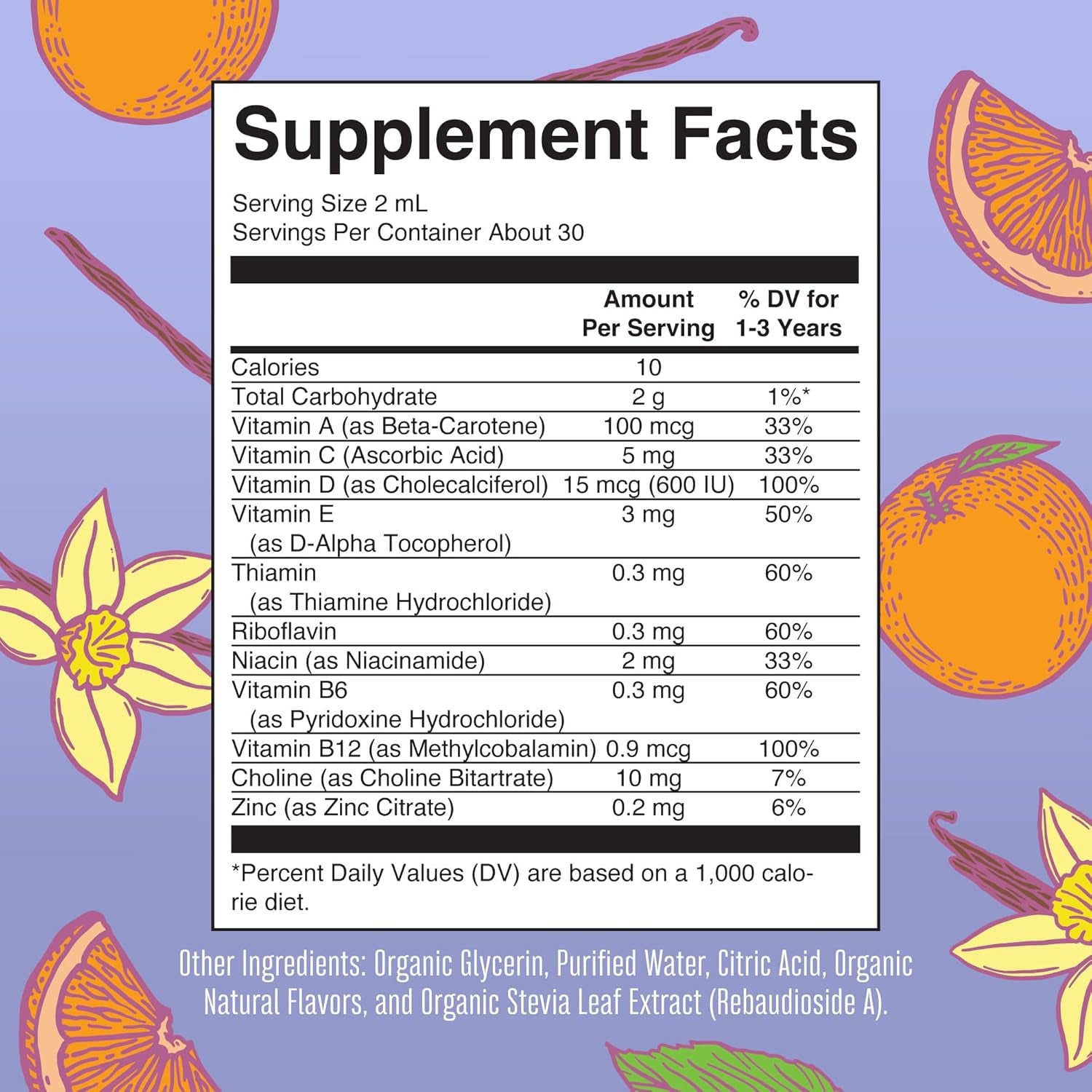 Maryruth Organics Kids Multivitamin for Toddlers for Kids Ages 1-3 | Toddler Immune Support & Overall Wellness | 2 Fl Oz