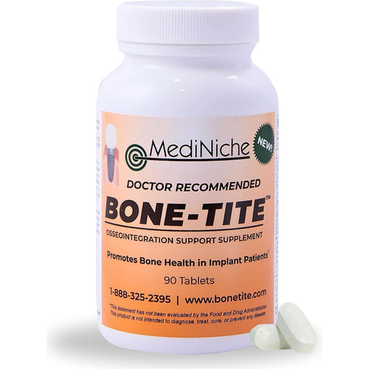 Bone-Tite Osseointegration Support Supplement to Promote Dental Implant Support | 90 Tablets