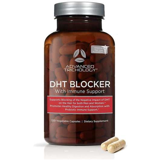 DHT Blocker - Hair Growth Supplement for Genetic Thinning for Men and Women
