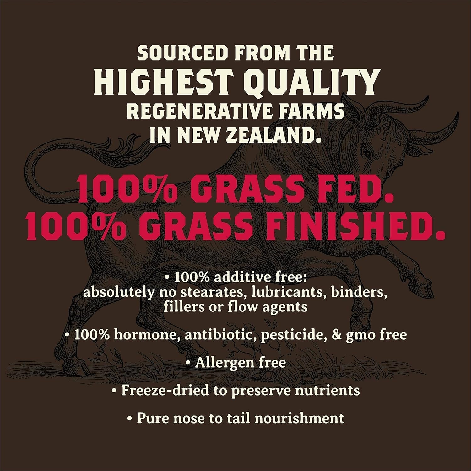 Heart & Soil Grass Fed Bone Matrix — Supports Bone and Joint Health, Strength, and Flexibility (180 Capsules)