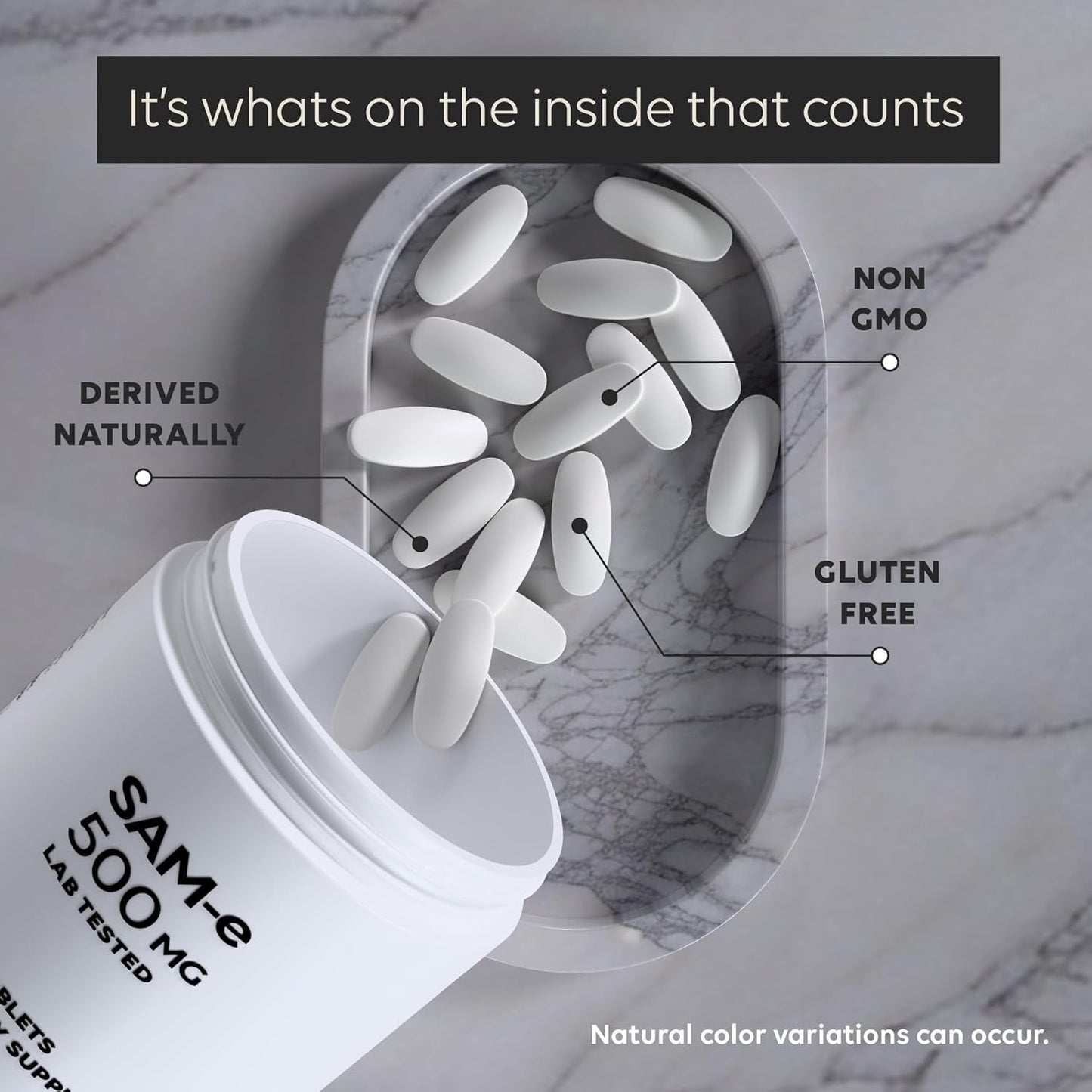 Newt'S Sam-E 500Mg per Tablet for Brain, Joint, Liver, and Mood Support Supplement 60 Servings