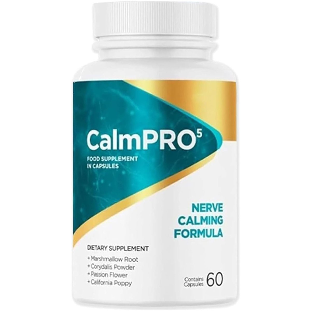 Calmpro5 Nerve Capsules & Calming Formula (1 Bottle) - Suppviv