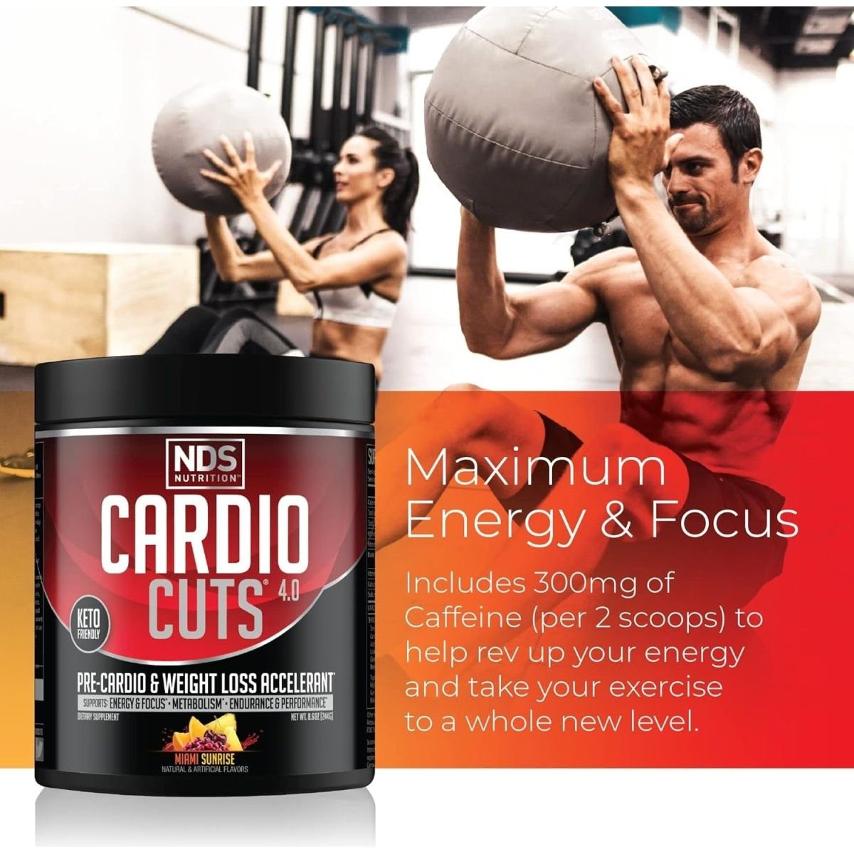 Cardio Cuts 4.0 - Miami Sunrise - 8.6 Oz. - Suppviv