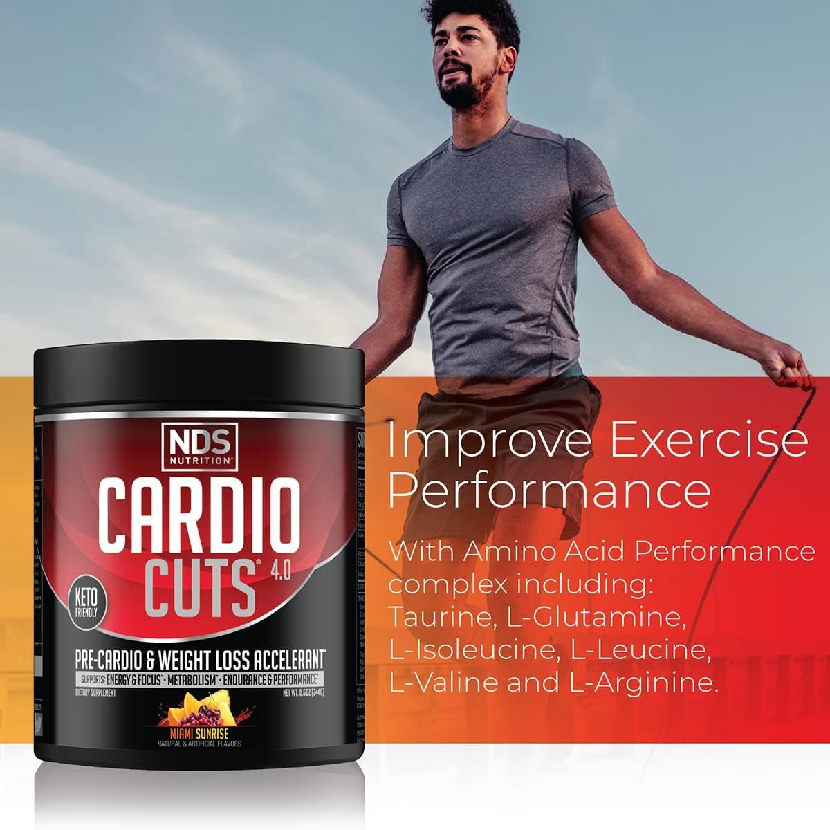Cardio Cuts 4.0 - Miami Sunrise - 8.6 Oz. - Suppviv