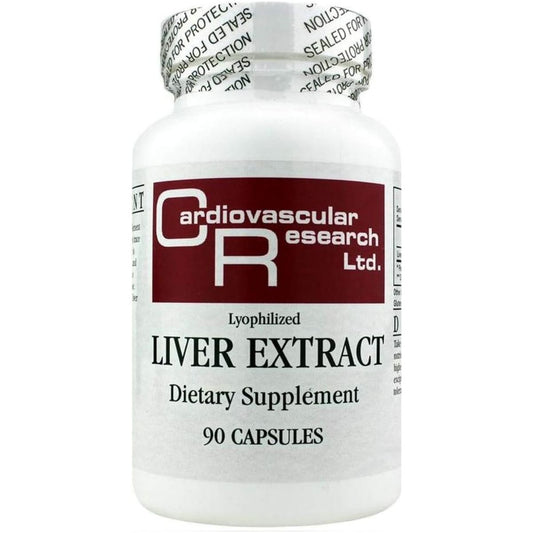 Cardiovascular Research Liver Extract, White, 90 Count - Suppviv
