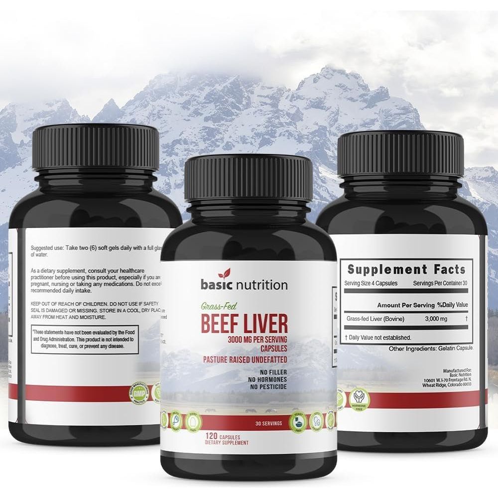 Carnivore Bundle | Pasture Raised Beef Liver and Beef Tallow | 3000Mg & 2 PACK - Suppviv