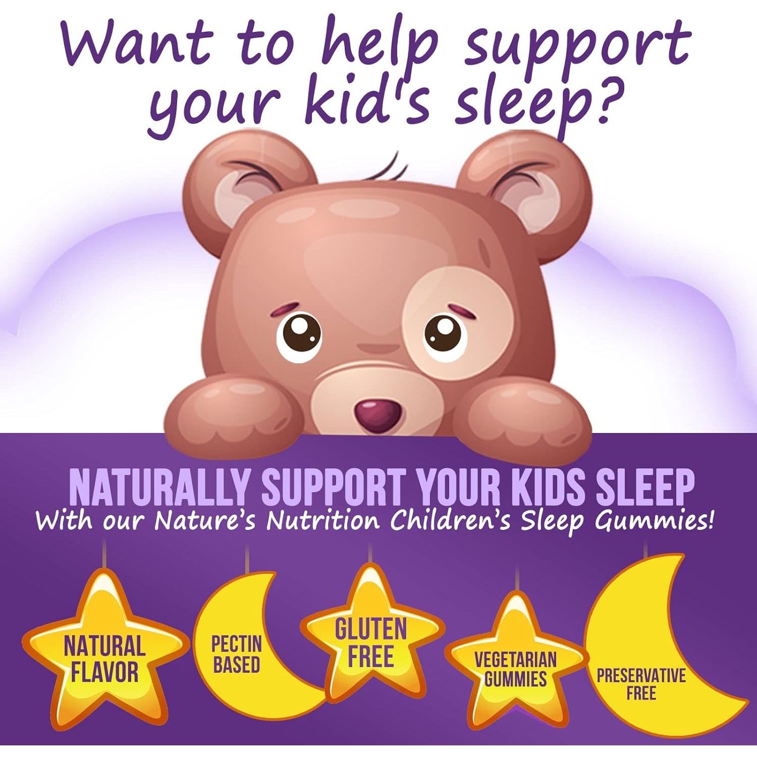 Kids Melatonin Gummy 60 Gummies