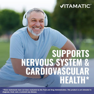 Vitamatic Taurine 2000Mg Vegetarian Tablets, 180 Count, Non-Gmo, Gluten Free