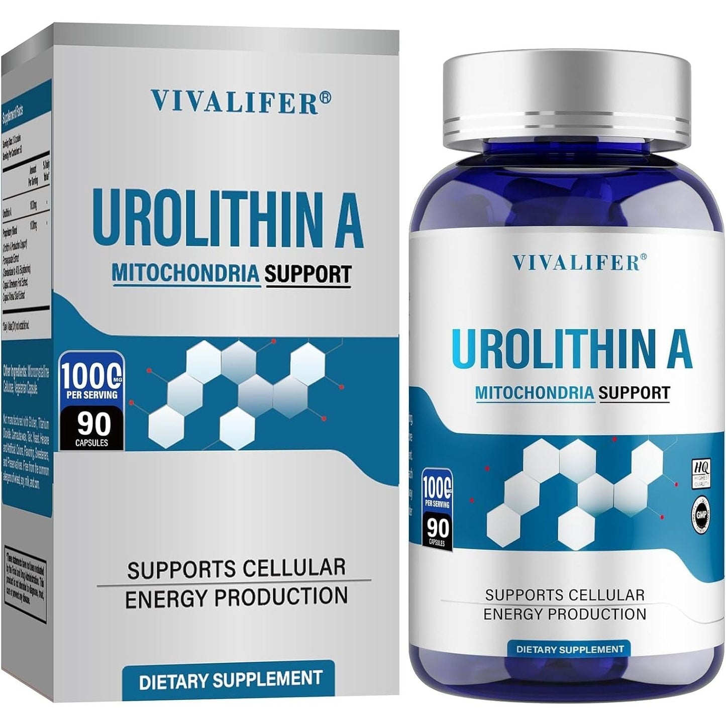 1000 MG Urolithin a Supplement for Healthy Aging and Mitochondrial Support, Cell Repair 90 Softgels
