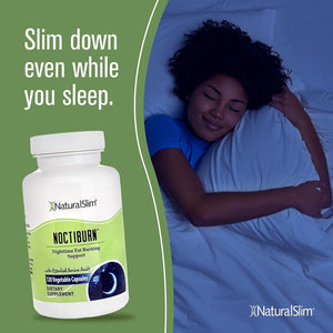 Naturalslim Noctiburn Night Burning & Metabolism Support Supplements 120 Capsules