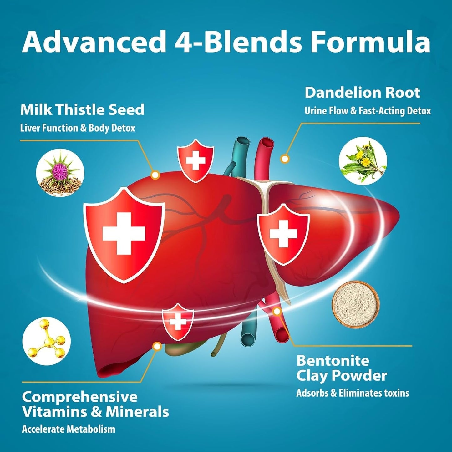 Canna Cleanse, Liver Cleanse Detox & Repair Chewable Tablets (60 Count)