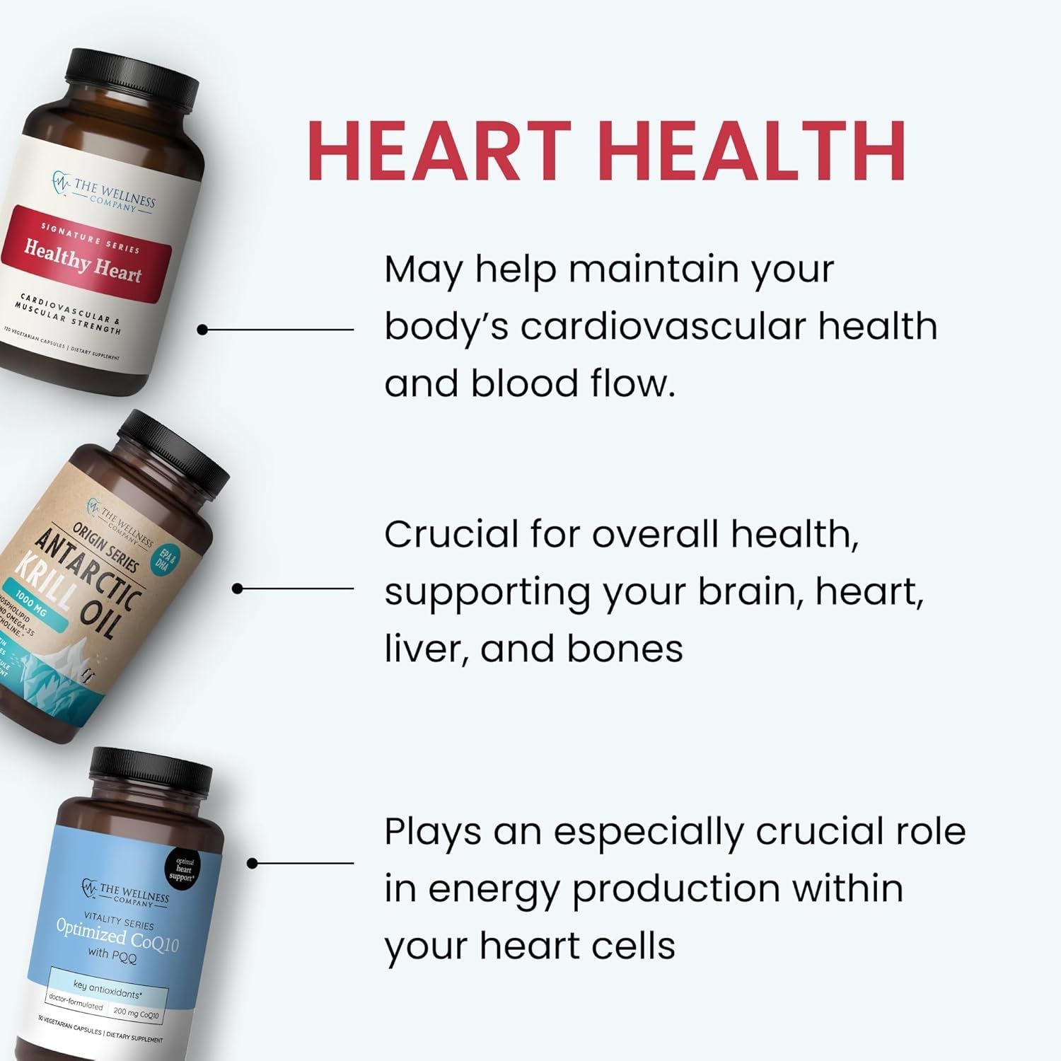 The Wellness Company Healthy Heart with Grape Seed Extract