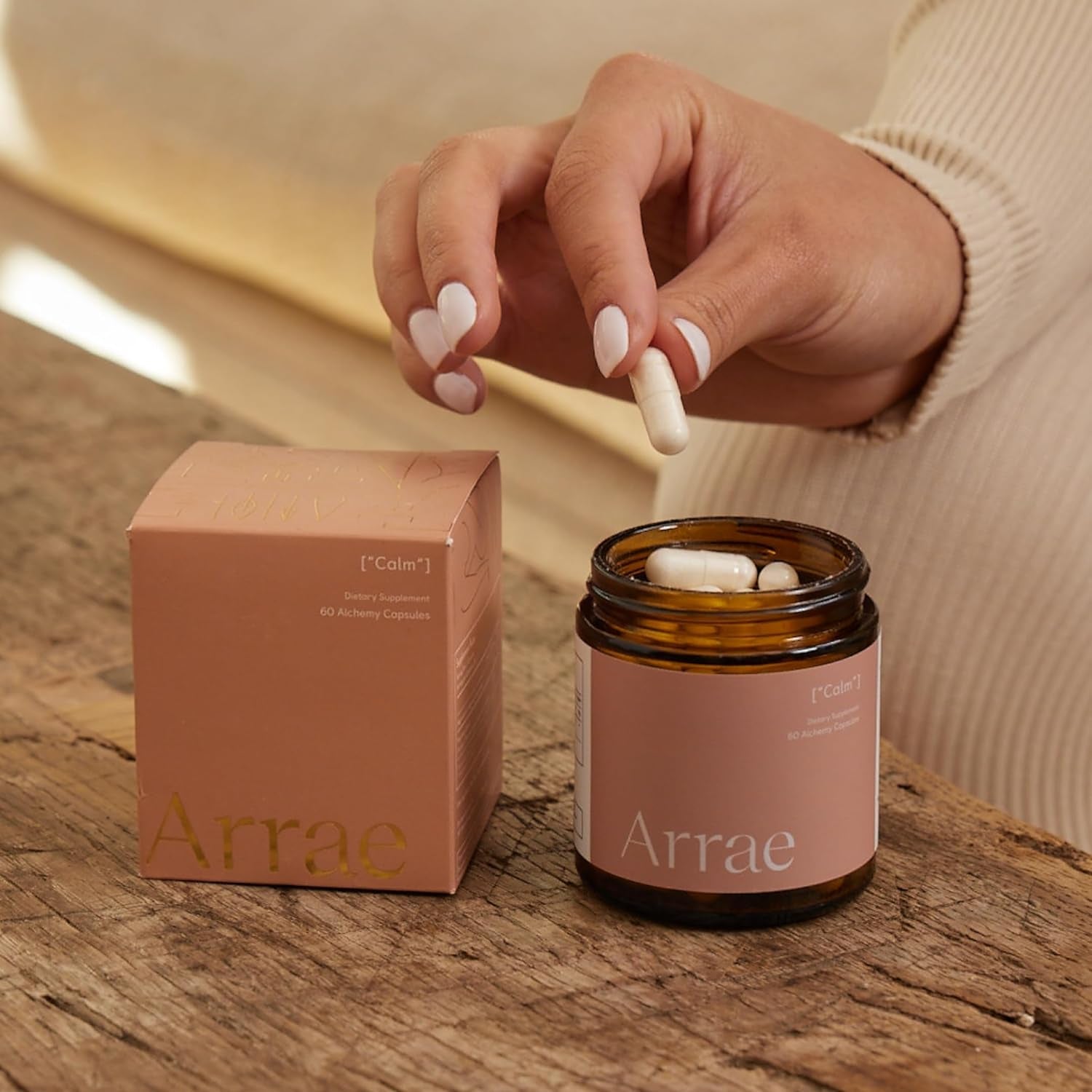 Arrae Calm Cortisol Manager - 60 Stress & Panic Relief Capsules