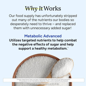 Gundry MD® Metabolic Advanced Nutrient Blend with Berberine to Support Healthy Metabolism, 120 Count