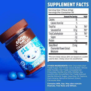 Good Day Chocolate Melatonin for Kids [50 Count]