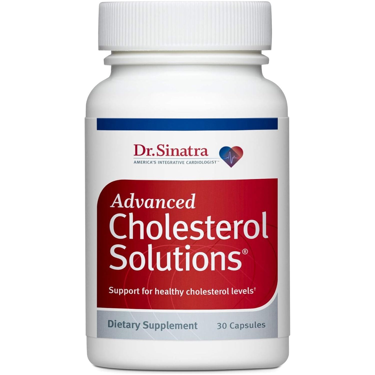 Dr. Sinatra Advanced Cholesterol Solutions Heart Health Supplement with Citrus Bergamot, 30 Servings