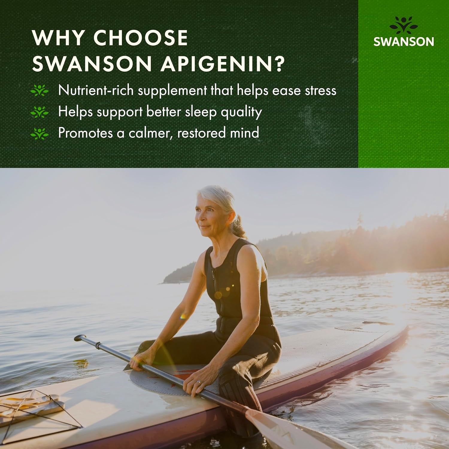 Swanson Apigenin Supplement 50Mg Capsules (90 Count)