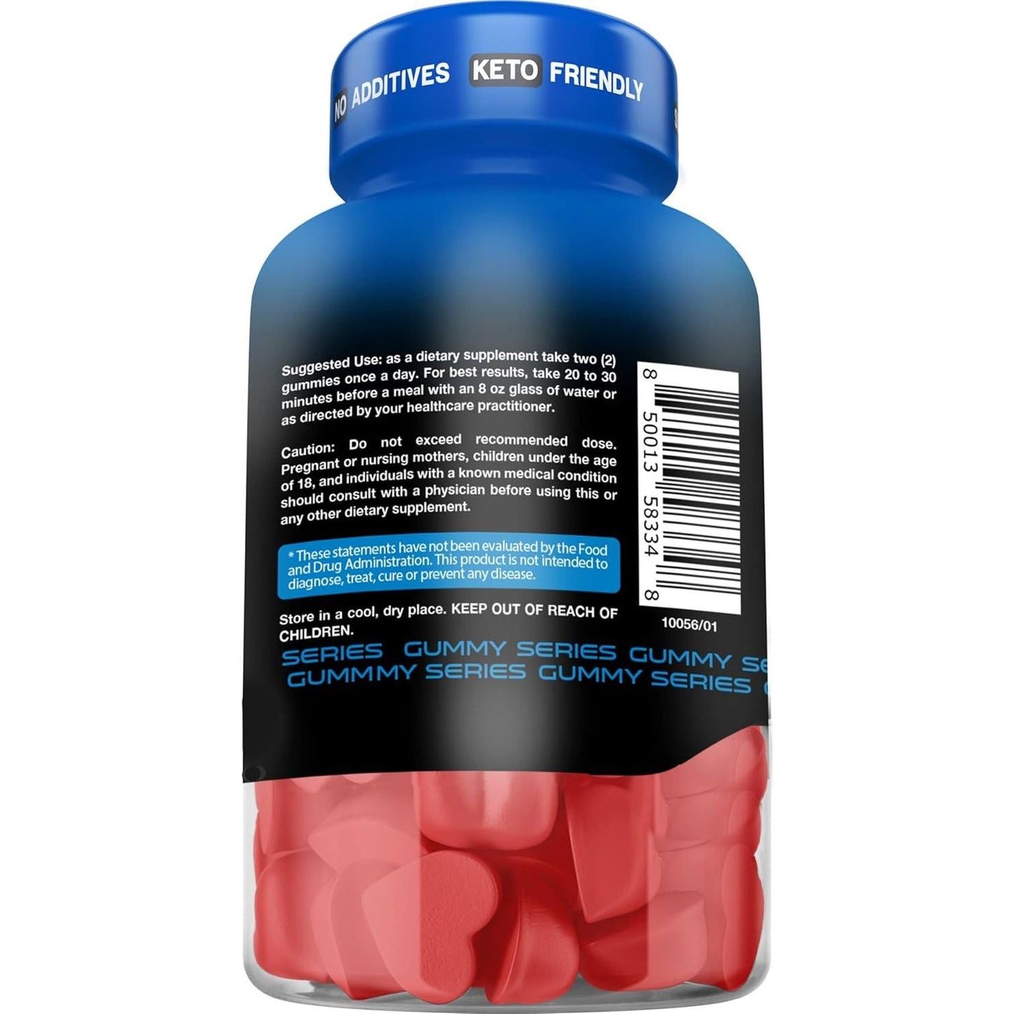 Herbtonics Keto Gummies with MCT + Collagen | Anti Aging, Hair Growth, Skin Care & Strong Nails 