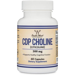CDP Choline (Citicoline) Supplement, Pharmaceutical Grade, Third Party Tested (60 Capsules 300Mg) - Suppviv
