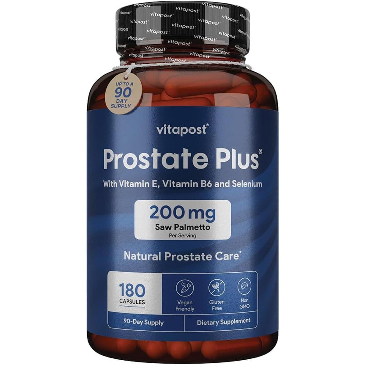 Prostate plus Natural Prostate Care and Urinary Health Supplement for Men 180 Capsules