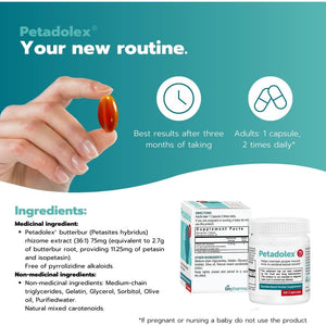 Migraine Relief - Patented Butterbur Root Extract, 75Mg for Migraines Solution Prevention