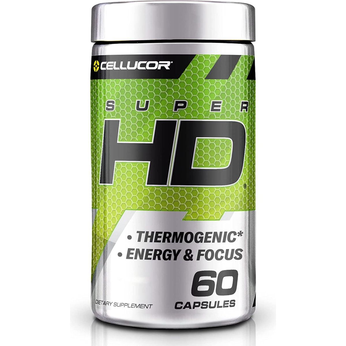 Cellucor Super HD for Men & Women - Enhance Focus and Increase Energy - Capsimax, Green Tea Extract 60 Servings - Suppviv