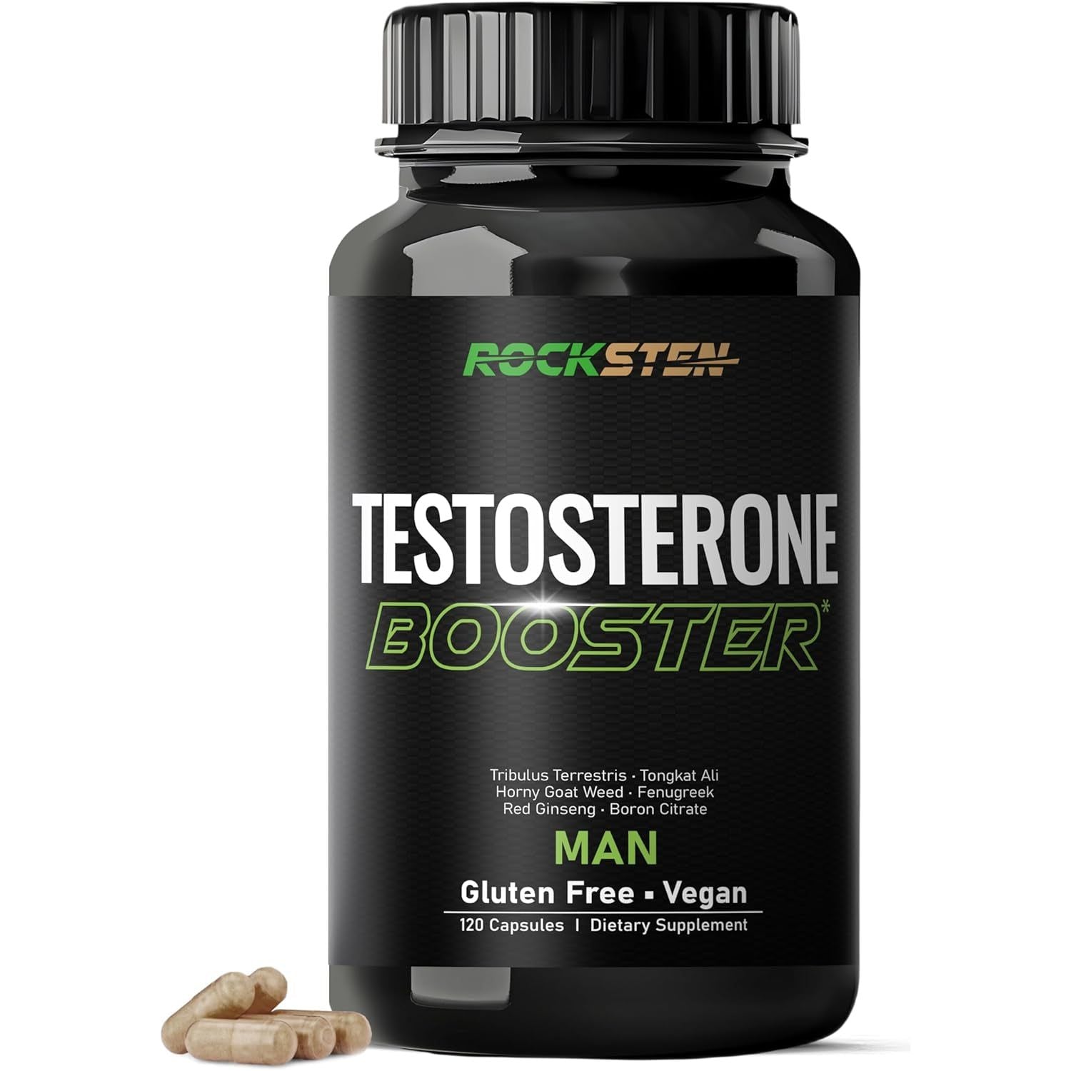 Testosterone Booster Men Supplement with Tribulus Terrestris Tongkat Ali Fenugreek Red Ginseng