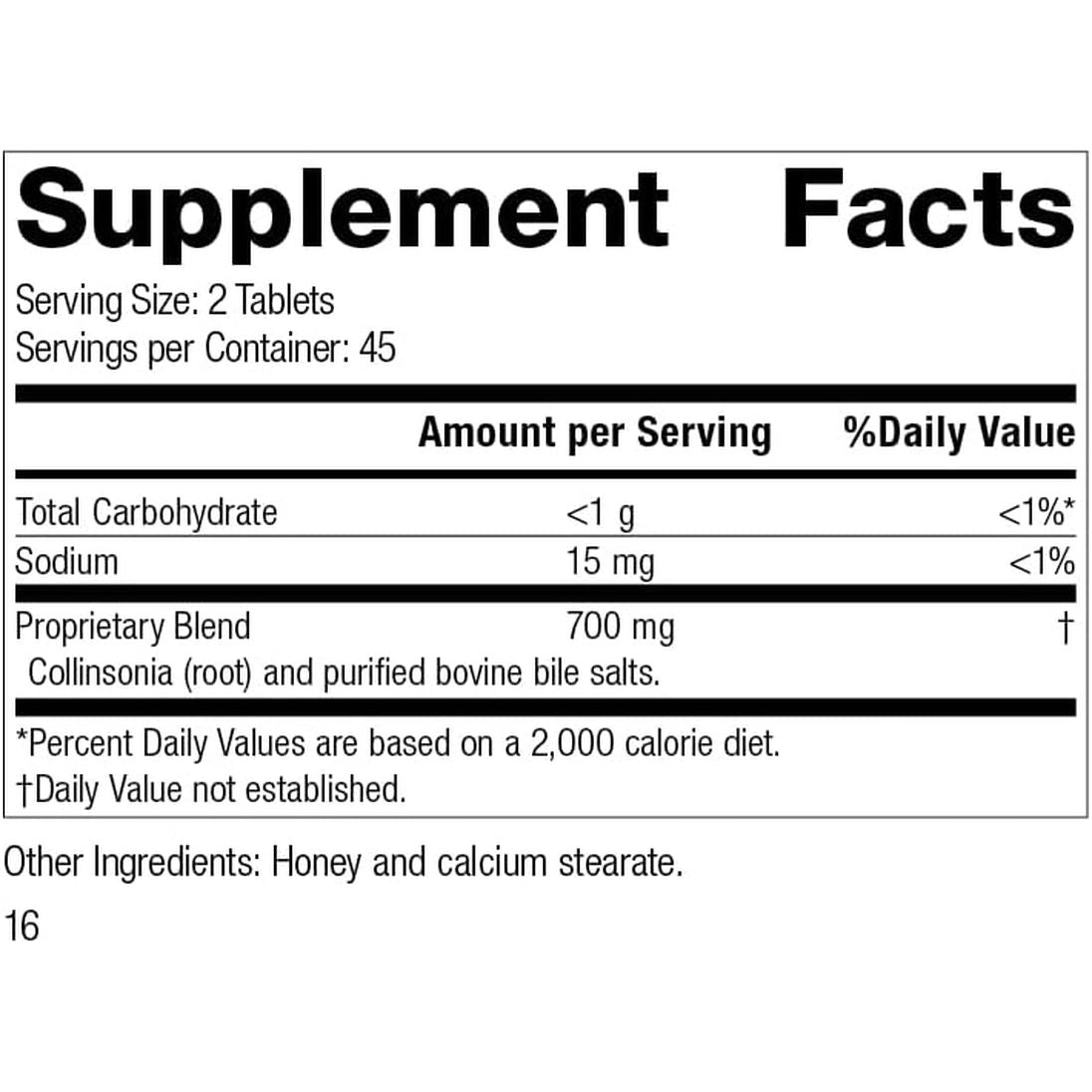 Standard Process Inc. Cholacol - Fat Digestion Supplement for Digestive Health & Bile Support 90 Tablets