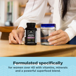 Ancient Nutrition Multivitamin for Women 40+ for Stress, Sleep Support, Bone Health, 90 Count