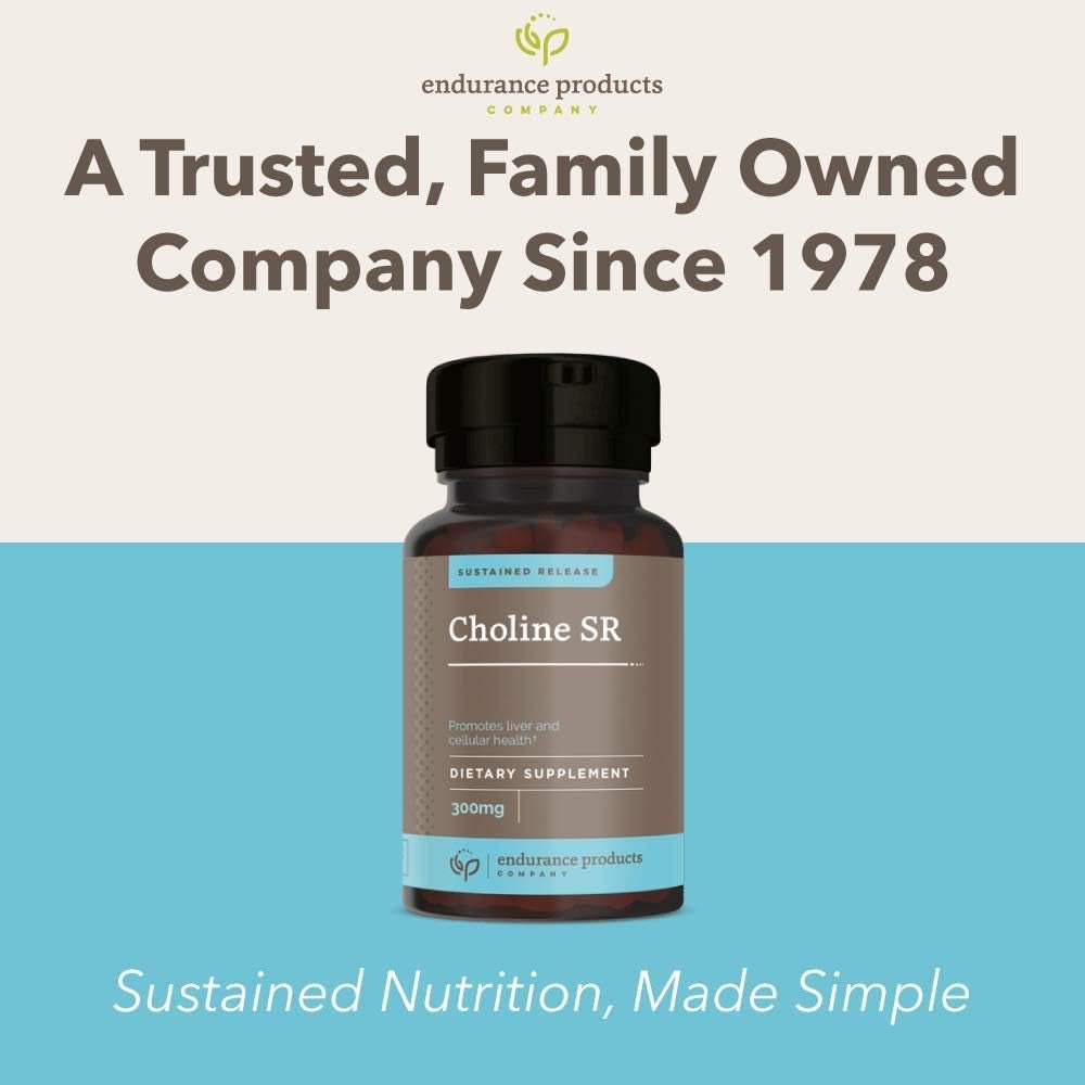 Choline Bitartrate Sustained Release - 300Mg 60 Tablet - Prenatal Supplement for Development & Growth - Suppviv