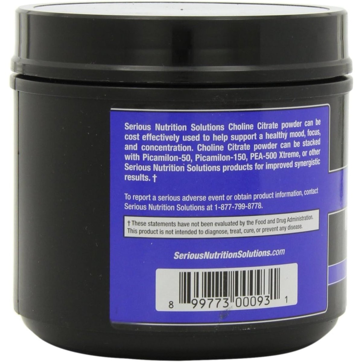 Choline Citrate Powder, 500 Grams - Suppviv