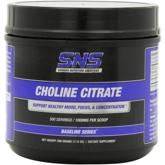 Choline Citrate Powder, 500 Grams - Suppviv