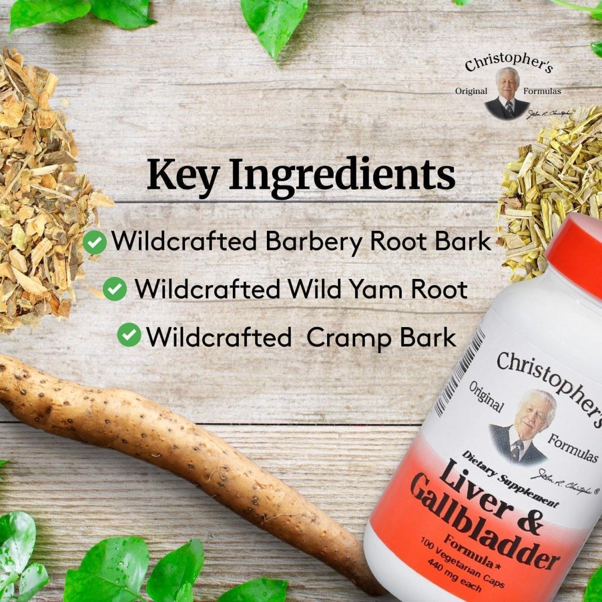 Christopher'S Original Formulas Liver & Gallbladder Formula Capsules - Suppviv