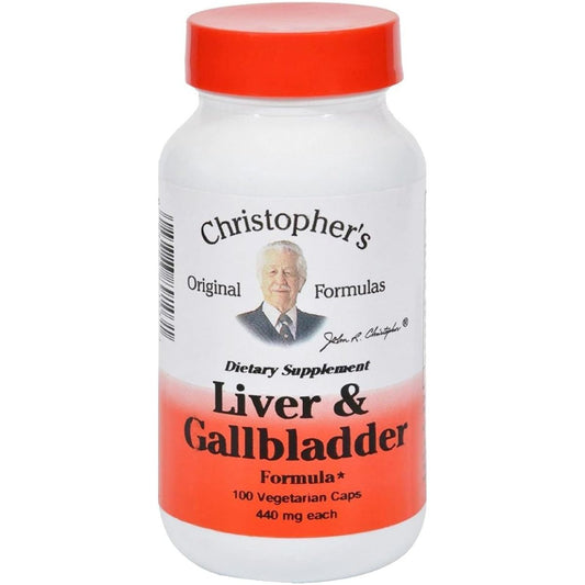 Christopher'S Original Formulas Liver & Gallbladder Formula Capsules - Suppviv
