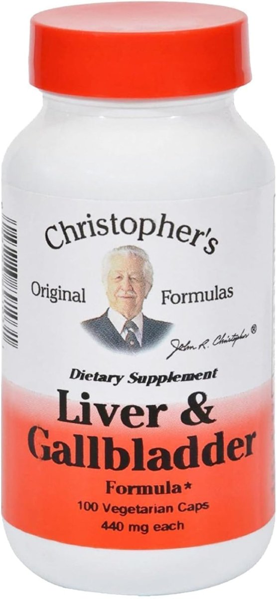 Christopher'S Original Formulas Liver & Gallbladder Formula Capsules - Suppviv