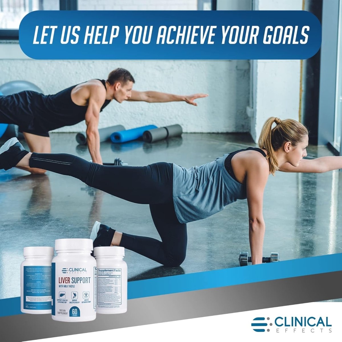 Clinical Effects: Liver Support - Natural Milk Thistle and Zinc Supplement - 60 Veggie Capsules - Suppviv