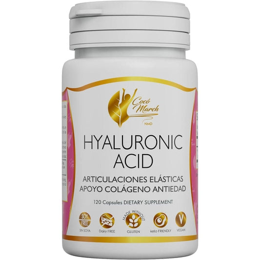 Coco March Hyaluronic Acid Low Molecular Weight for Collagen Production, Joint, Skin and Cell Health 120 Servings - Suppviv